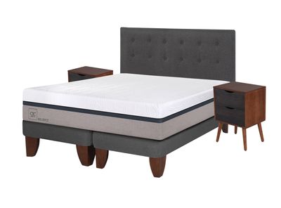 Imagen 2 del producto Cama Europea Balance 2 Plazas Base Dividida + Set Muebles Eufrates
