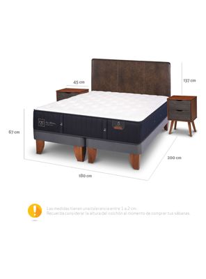 Imagen 2 del producto Cama Europea Premium King Baker + Set Muebles