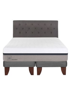 Imagen 2 del producto Cama Europea Balance 2 Plazas Base Dividida + Respaldo Kavery
