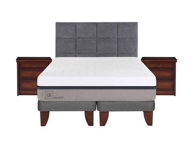 Imagen 1 del producto Cama Europea Balance King Base Dividida + Set Muebles Tamesis