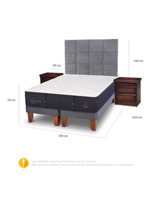 Imagen 2 del producto Cama Europea Grand Premium King Tamesis + Set Muebles