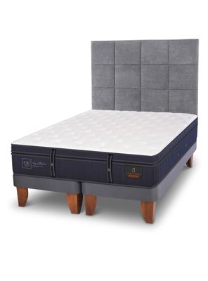 Cama Europea Grand Premium Super King + Respaldo Tamesis
