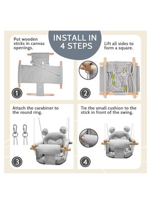 Imagen 2 del producto Columpio Tela Gris