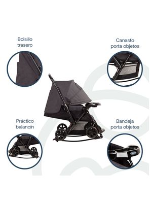 Imagen 2 del producto Coche Balancín Negro Sx Mel