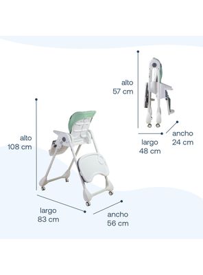 Imagen 2 del producto Silla de Comer Easyfeed Verde