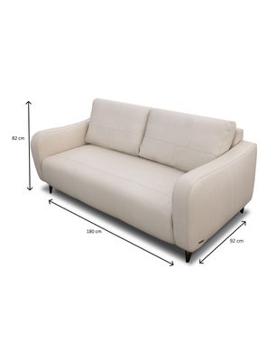 Imagen 2 del producto Sofá Riley 3C Cuero Off White