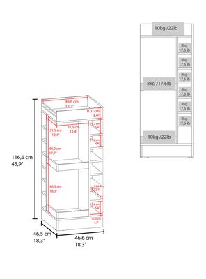 Imagen 2 del producto Bar Bajo Esquinero Lyman Wengue
