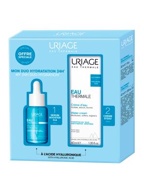 Set Serum Hidratante Booster HA + Crema de Agua Hidratante Eau Thermale Uriage