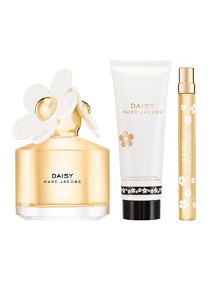 Set Perfume Daisy EDT Mujer 100 ml + Body Lotion 75 ml + Pen Spray 10 ml Marc Jacobs