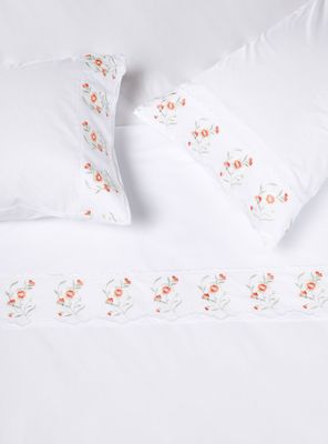 Imagen 2 del producto Sábana 2 Plazas 180 Hilos Broderie Damasco