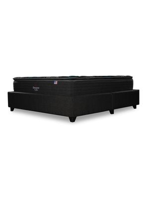 Imagen 1 del producto Cama Europea Bignest Dolphin Base Dividida 2 Plazas + Respaldo Tibet Marengo