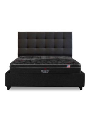 Imagen 2 del producto Cama Bignest Platinum King Base Dividida + Respaldo Tignes Marengo