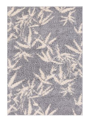 Alfombra Shaggy Guiza 170x230 cm Gris