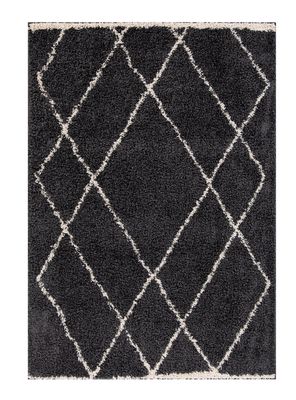 Alfombra Shaggy Guiza 170x230 cm Marengo