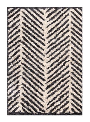 Alfombra Shaggy Guiza 170x230 cm Melange