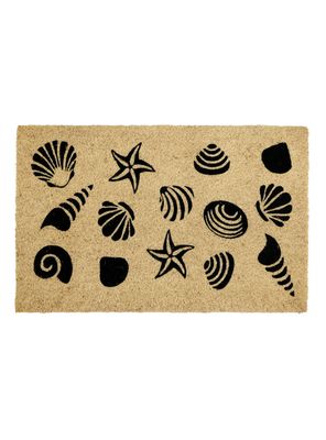 Imagen 1 del producto Limpiapiés Shells 40x60 cm Café