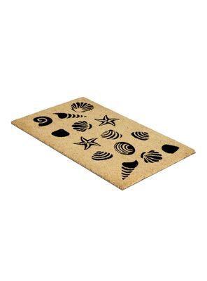 Imagen 2 del producto Limpiapiés Shells 40x60 cm Café