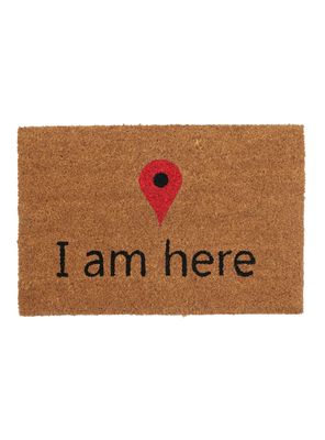 Limpiapiés Here 40x60 cm Café