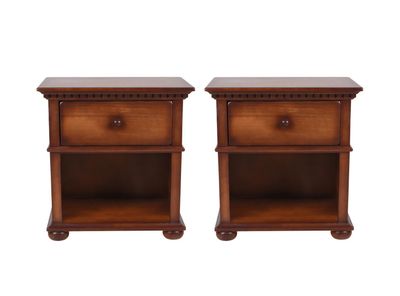 Set Veladores Monterrey 1 Cajón