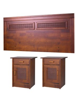 Imagen 1 del producto Set Respaldo 2 Plazas + 2 Veladores Milán