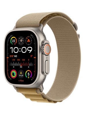 Apple Watch Ultra 2 GPS + Cellular Caja Titanio Natural 49mm Correa Loop Alpine Canela Talla M