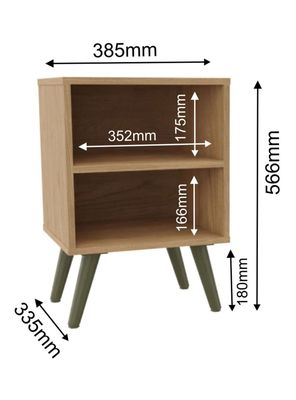 Imagen 2 del producto Velador Lérida Repisa Nogal