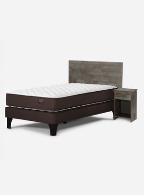 Cama Ergo T 1 Plaza Tabor Grafito