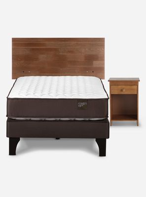 Imagen 2 del producto Cama Ergo T 1.5 Plazas Tabor Caramelo