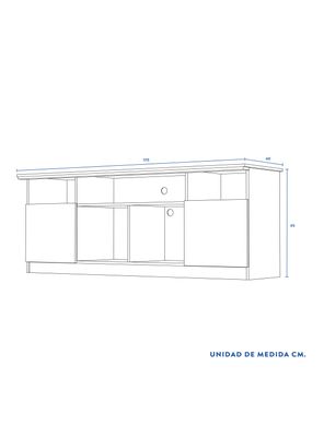 Imagen 2 del producto Rack Atenas Blanco