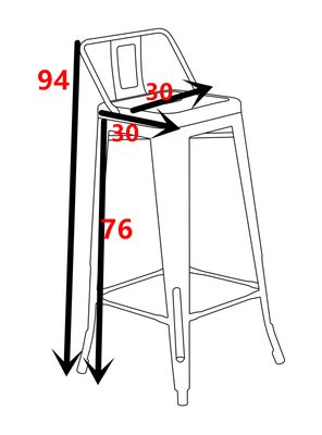 Imagen 2 del producto Silla High Vintage Idetex