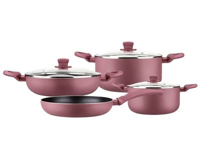 Batería de Cocina Aluminio 7 Piezas Spring