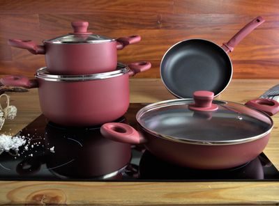 Imagen 2 del producto Batería de Cocina Aluminio 7 Piezas Spring