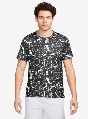 Polera Full Print Logo Dri fit Miler Top