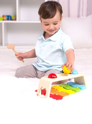 Imagen 2 del producto Juego Musical Metalófono Madera