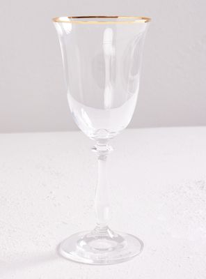 Imagen 2 del producto Set de 6 Copas Cristal Angela Tinto Oro 350 ml