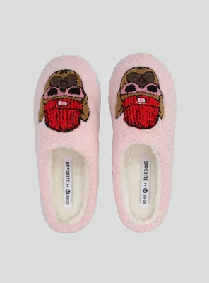 Pantufla Chenille Bordado