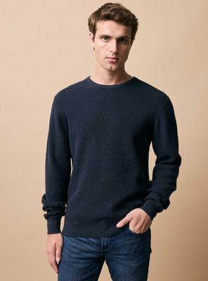 Sweater Cuello Redondo con Lana