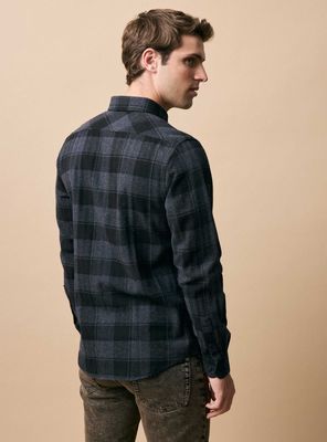 Imagen 2 del producto Camisa Franela Algodón Cuadros Medianos