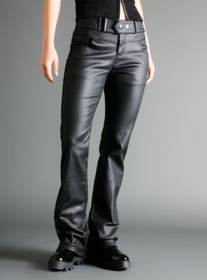 Jeans Hebillas Metálicas Pretina Delantera