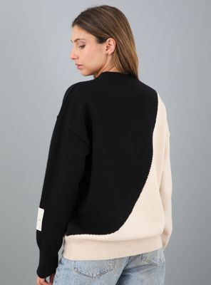 Imagen 2 del producto Sweater Bicolor Manga Larga