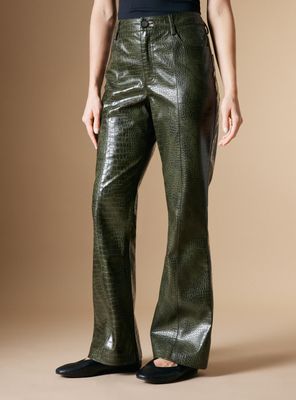 Pantalón Textura Croco Colaboración María Pombo