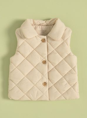 Parka con Cuello y Botones