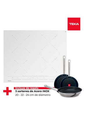 Imagen 2 del producto Encimera Inducción IZC 64630 WH Cristal Blanco