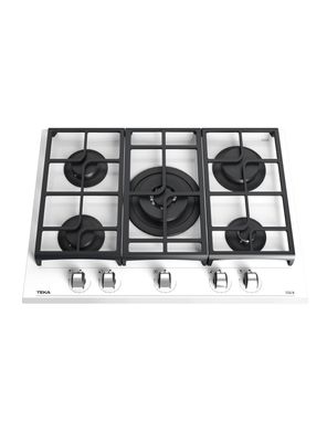 Cocina Cristal Gas GZC 75330 XBB WH Blanco