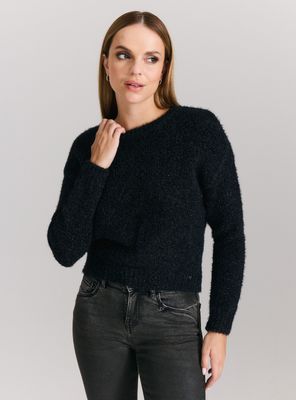 Sweater Mezcla Hilado Metalizado