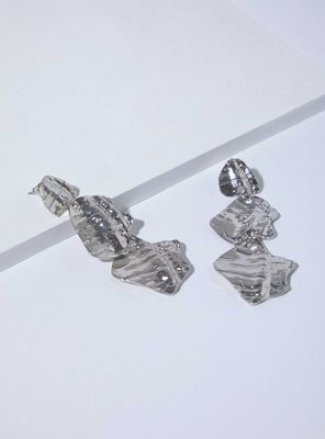 Aros Colgantes Metal Look Rústico