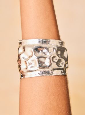 Imagen 2 del producto Pulsera Metalizada Efecto Machacado