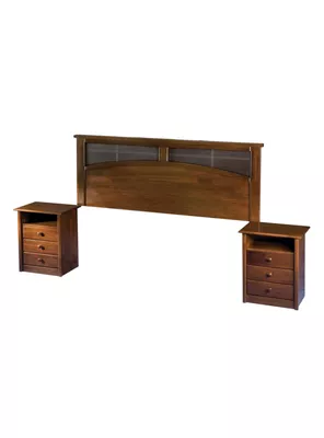 Set Muebles King Castell: Respaldo + 2 Veladores