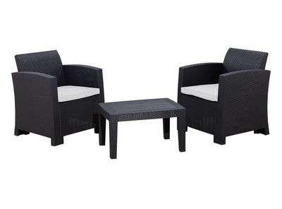 Juego de Living Mallorca 2 Sillones 1C + Mesa