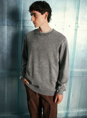 Sweater Liso Lavado